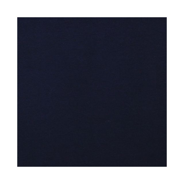 BOLT END -130CM -Organic Poppy Jersey - Solid - Navy Blue (col. J19)