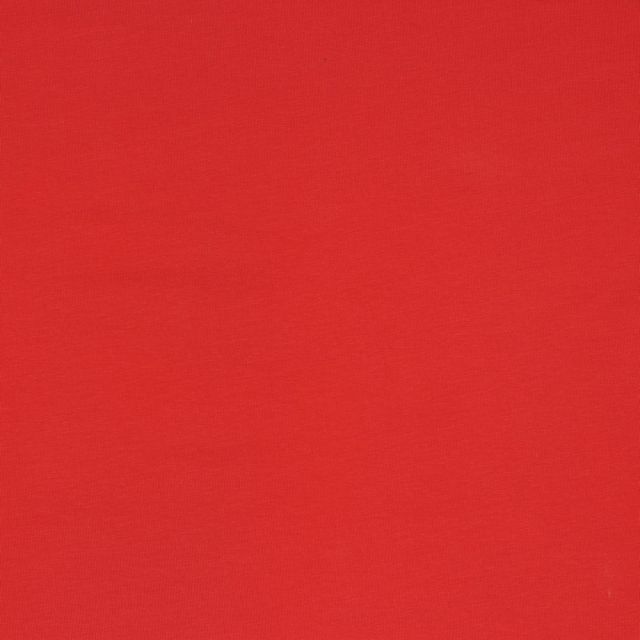 Organic Poppy Jersey - Solid - Tomato Red (col. J26)