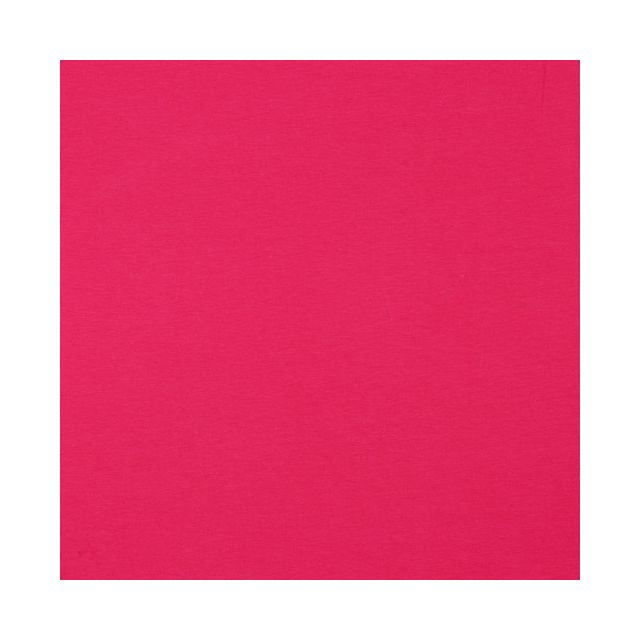 BOLT END - 100 CM - Organic Poppy Jersey - Solid - Pink Ruby (col. J33)