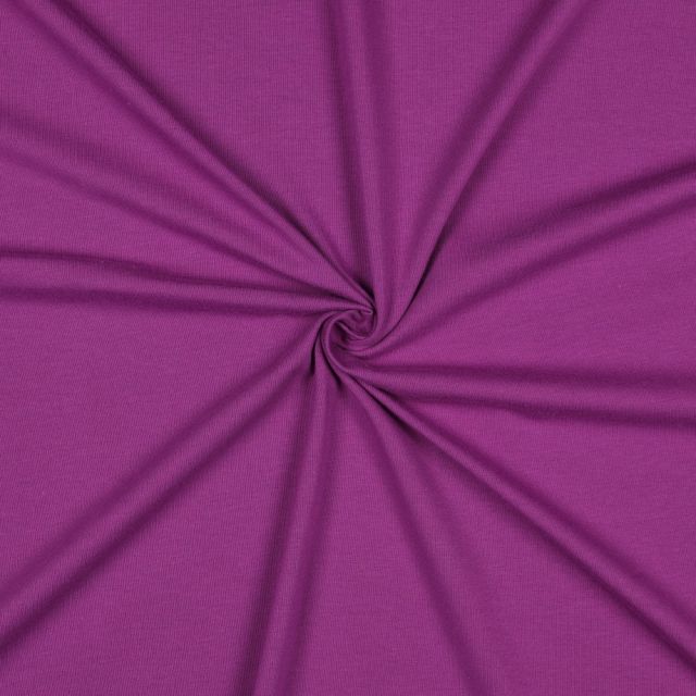 Organic Poppy Jersey - Solid - Violet (col. 83)