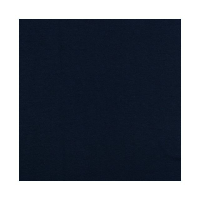 Organic Poppy Ribbing - Solid - Navy (J19)