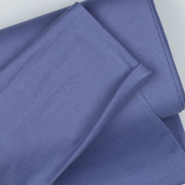 Organic Poppy Ribbing - Solid - Lavender (col. 80)