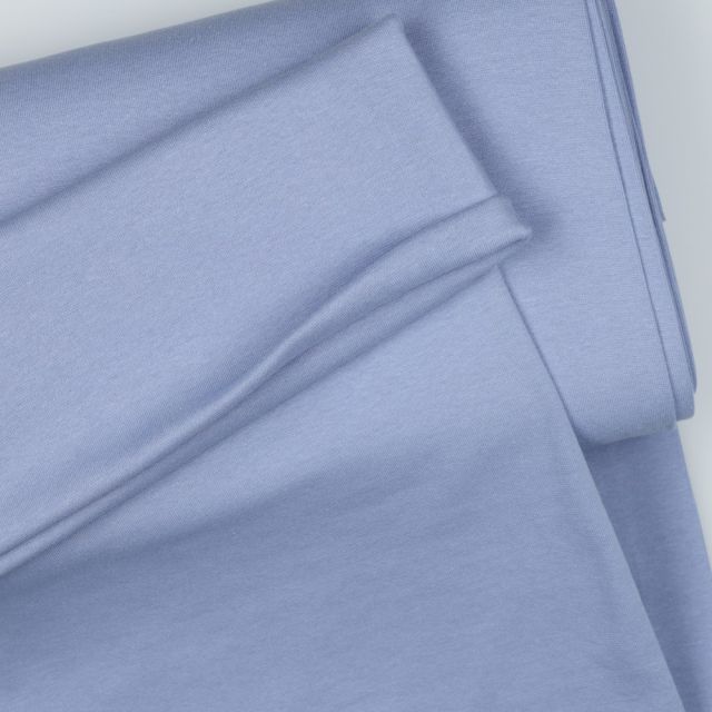 Organic Poppy Ribbing - Solid - Light Lavender (col. 81)