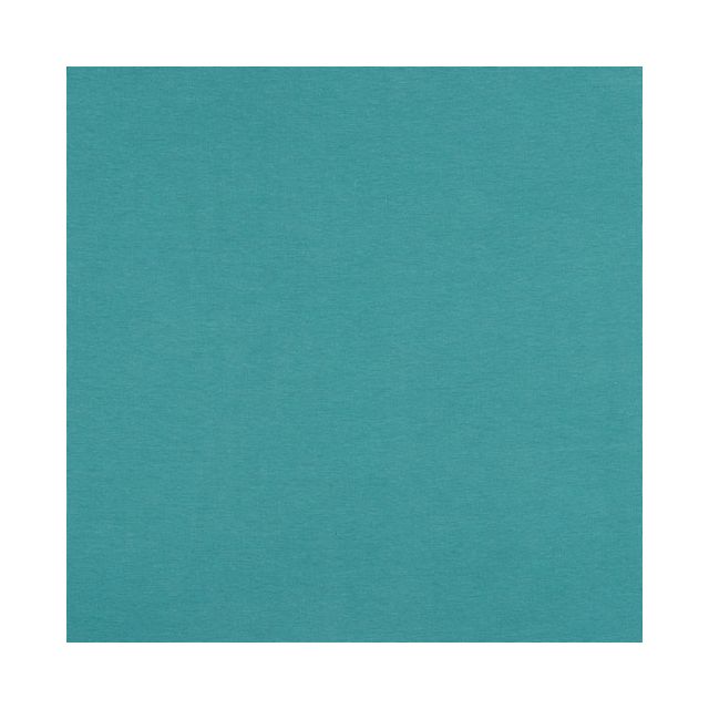 BOLT END - 100 CM - Organic Poppy Ribbing - Solid - Light Teal (J61)