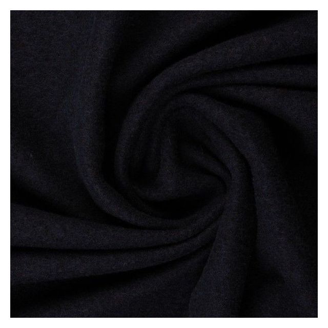 Merino Boiled Wool - 100% Wool - Navy Blue