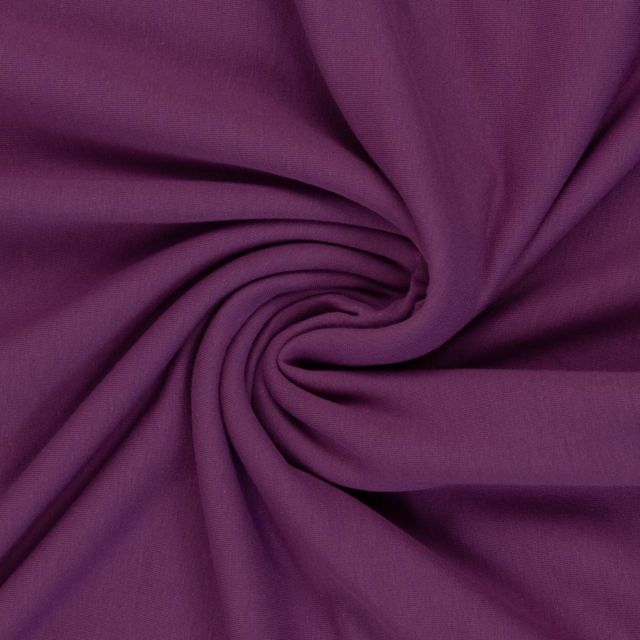 French Terry  "Maike" Solid - Berry Purple (Col. 933)