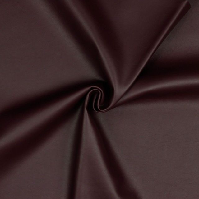 Faux Leather "Coco" - Bordeaux (col.12)