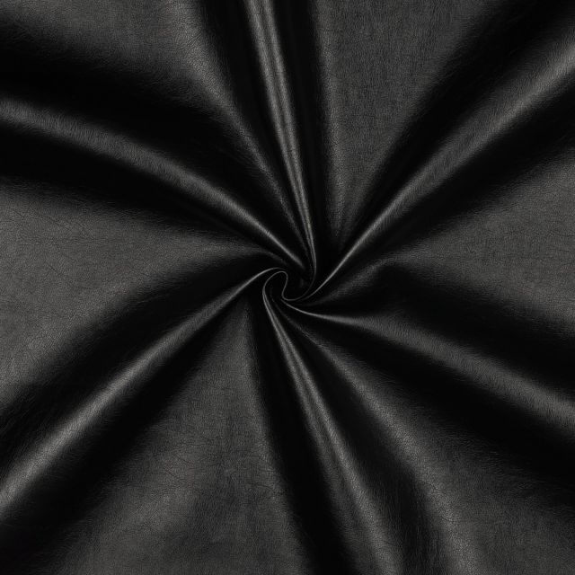 Faux Leather "Coco" - Charcoal Metallic (col.23)