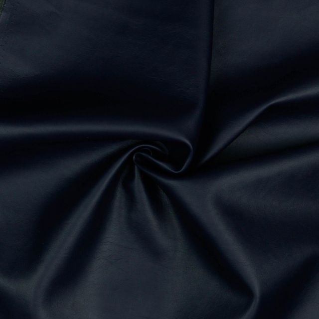 Faux Leather "Coco" - Navy (col.25)