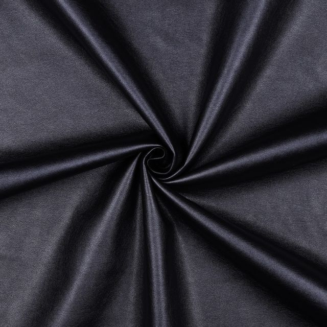 Faux Leather "Coco" - Navy Metallic (col.28)