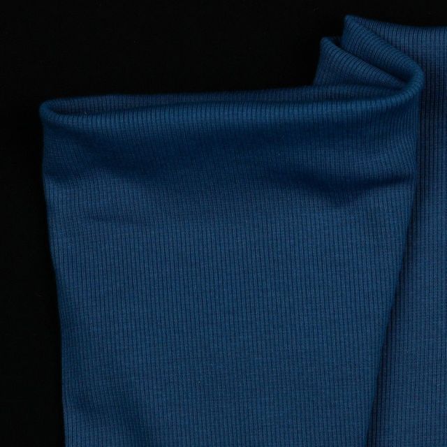 2x2 Ribbing - Solid - Denim Blue(col.18) 