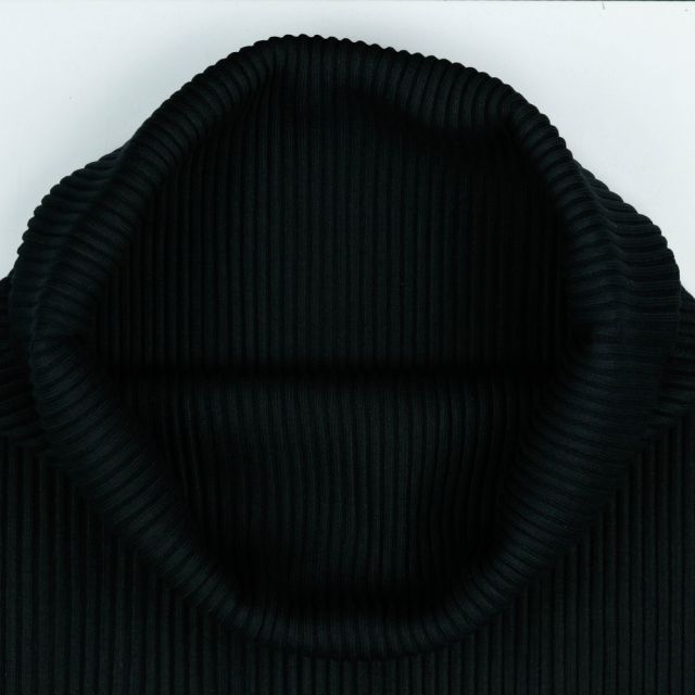 Heavy Ribbing Solid - Black Col. 001