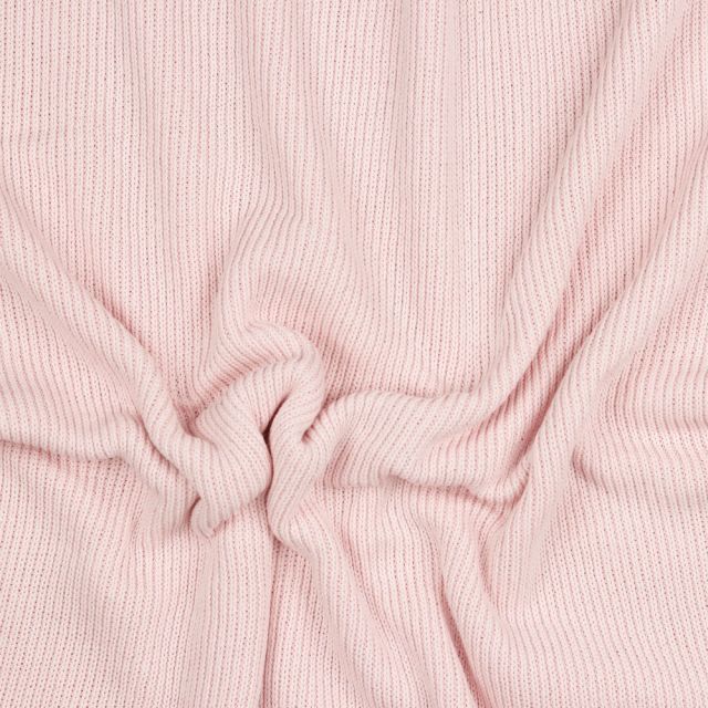 Ribbed Sweater Knit "Ruby" - Light Pink