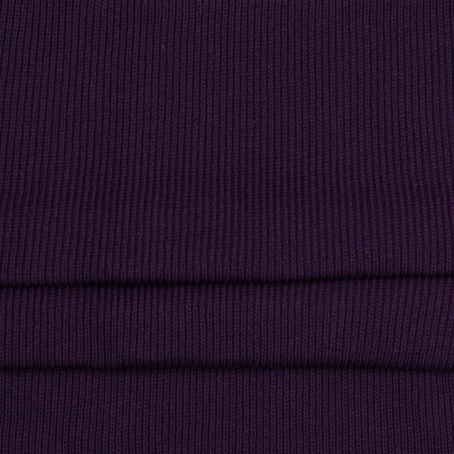 Ribbed Sweater Knit "Ruby" - Purple