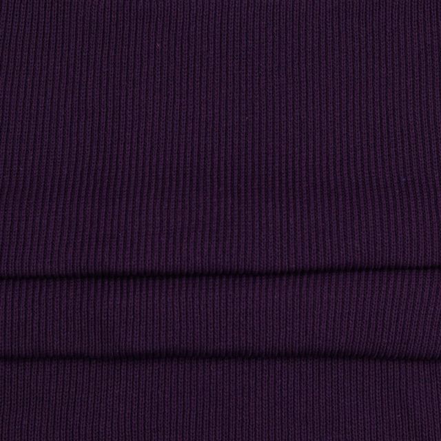Ribbed Sweater Knit "Ruby" - Purple