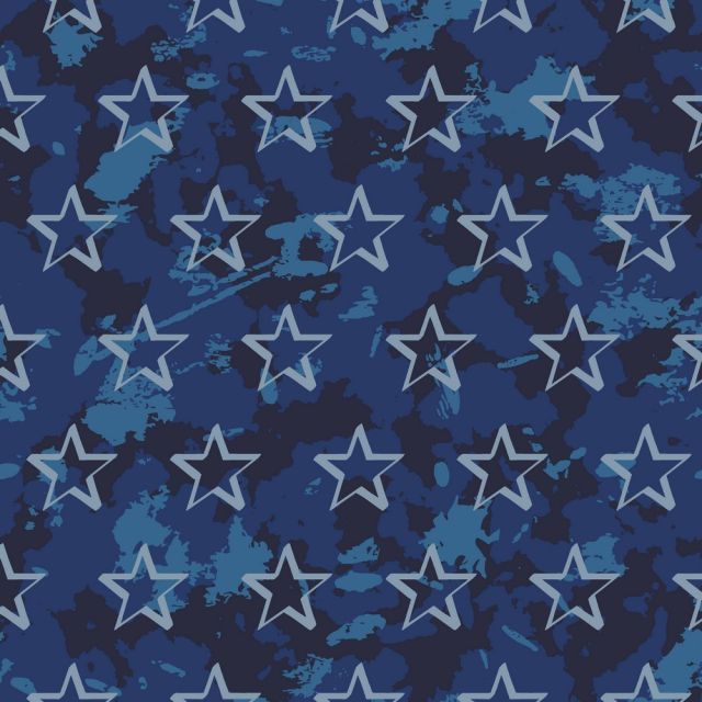Camouflage Stars - Soft Sweat - Navy