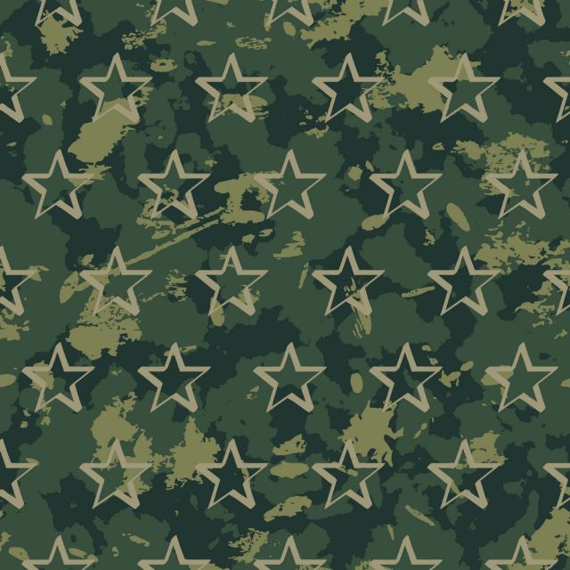 Camouflage Stars - Soft Sweat - Dark Green