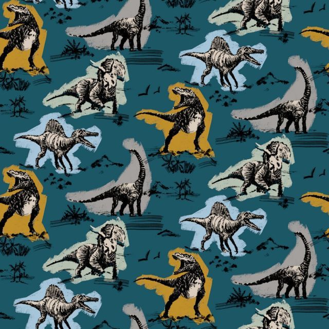 Life of Dinosaurs - Soft Sweat - Bluegreen