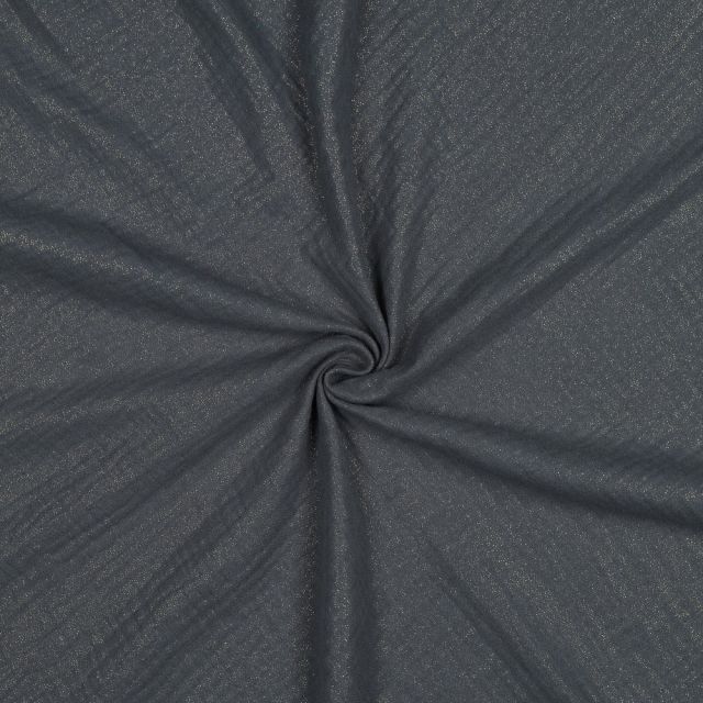 Shimmer Double Gauze - Dark Sage Green Col. 46