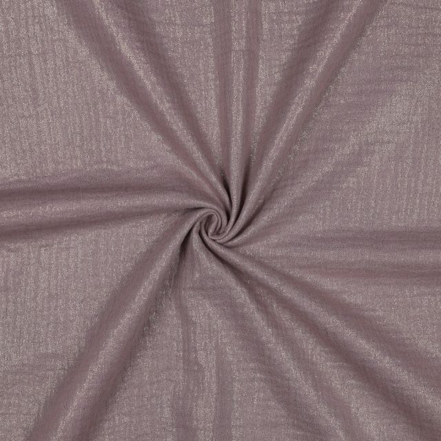 Shimmer Double Gauze - Pink Mauve Col. 47
