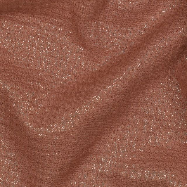 Shimmer Double Gauze - Dark Caramel Col. 48