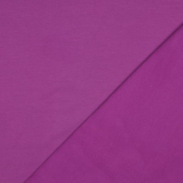 Organic Poppy Soft Sweat - Solid - Violet (col. S83)