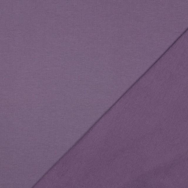 Organic Poppy Soft Sweat - Solid - Grape (col. S84)