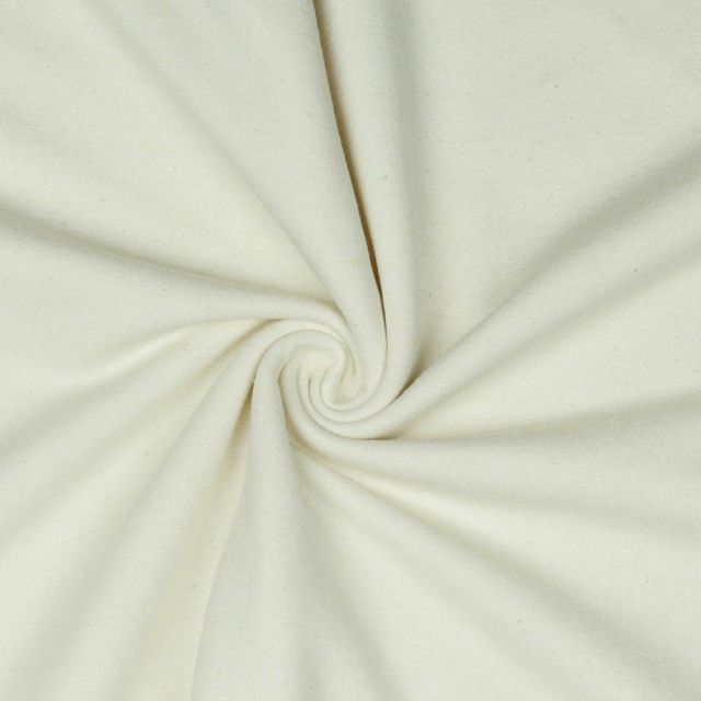 *DISCOLORATION ON CENTERFOLD*Recycled Sweat - Solid - Ecru (06)