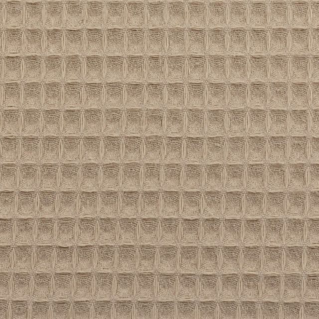"Nelson"Waffle Cotton - Camel Col. 672 (100% Cotton / Woven)