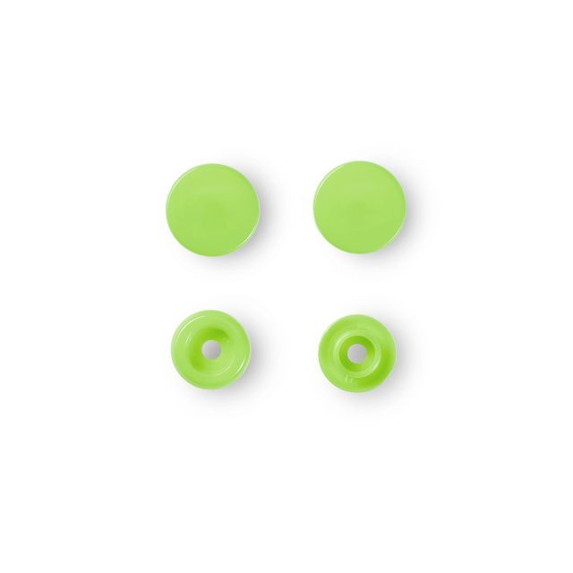 Color Snaps - Round - Apple Green