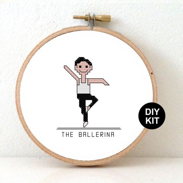 Cross Stitch Kit - Ballerina - m