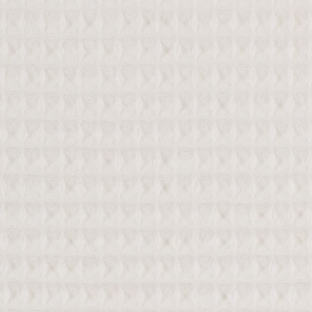 "Nelson"Waffle Cotton - Off White Col.10 (100% Cotton / Woven)