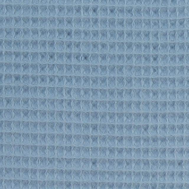 "Nelson"Waffle Cotton - Smoky Blue Col. 259 (100% Cotton / Woven)