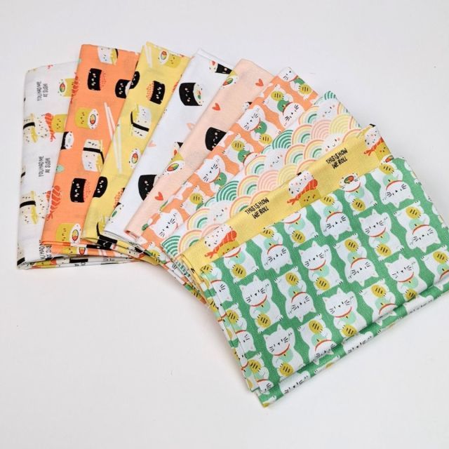 On A Roll Fat Quarter Pack - 18" x 22"