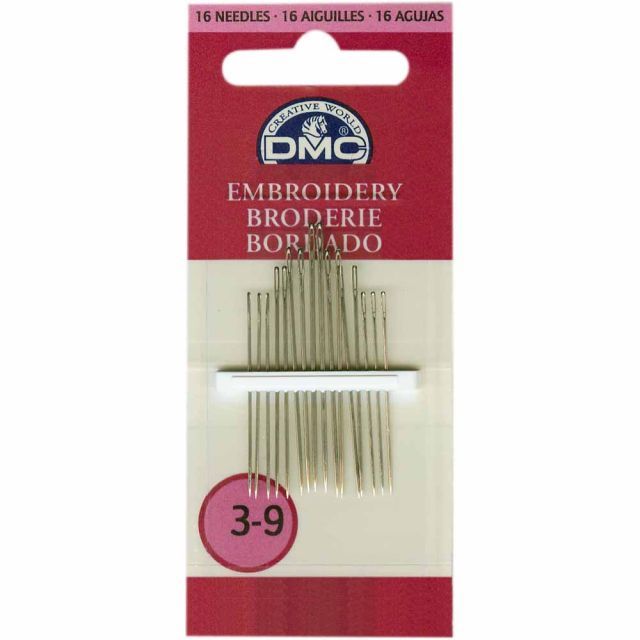 DMC #1765/2 - Embroidery Needles Size 3-9