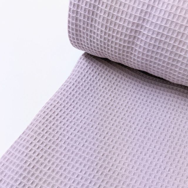 BOLT END - 120CM - Small Scale Waffle Cotton - Lilac
