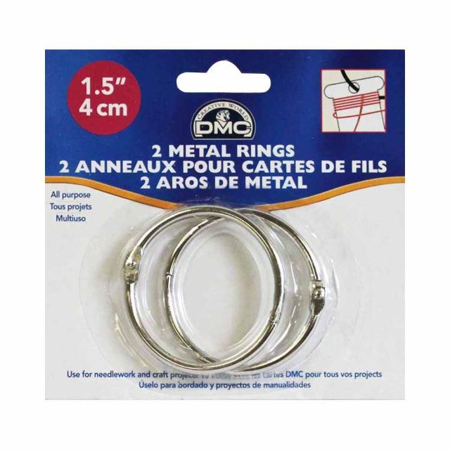 DMC 11⁄2″ Metal Craft Rings - 2 Pack