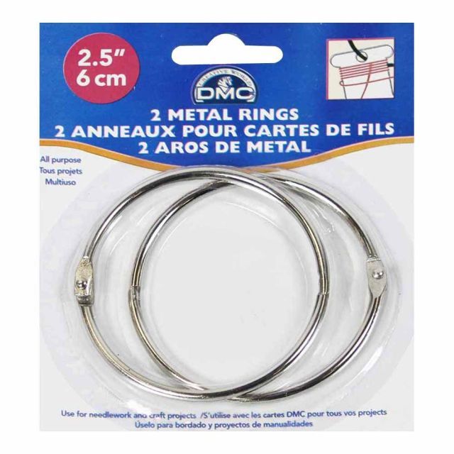 DMC 2 1⁄2″ Metal Craft Rings - 2 Pack