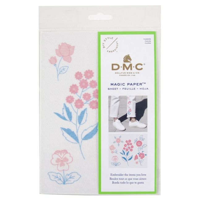 DMC Flowers Collection Embroidery Magic PaperTM