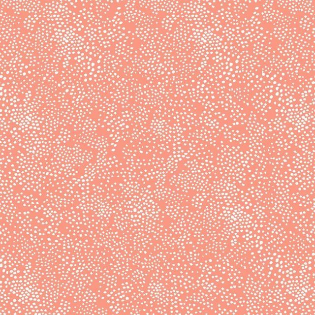 100% Cotton - Menagerie Champagne in Coral - Basics by Rifle Paper Co. per 1/2m