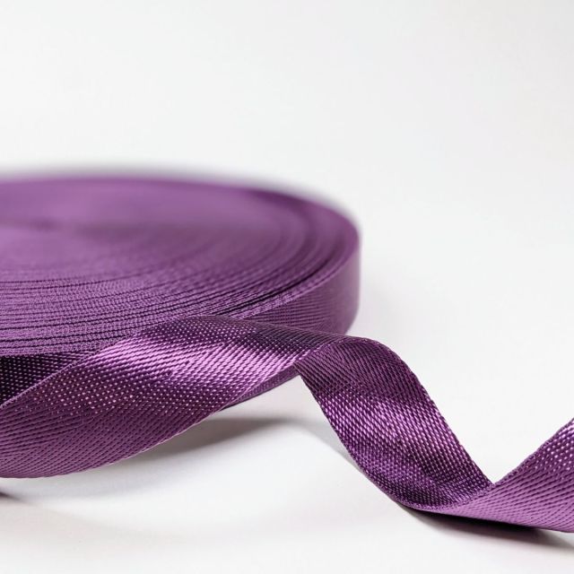 Nylon Seatbelt Webbing - 25mm Strapping - Purple