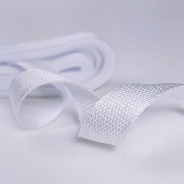Webbing - 25mm Strapping - White (500 cm length)