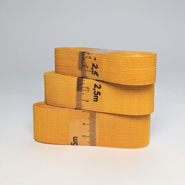 Braided Ochre Elastic - 2.5m Pre-cut - Various Sizes