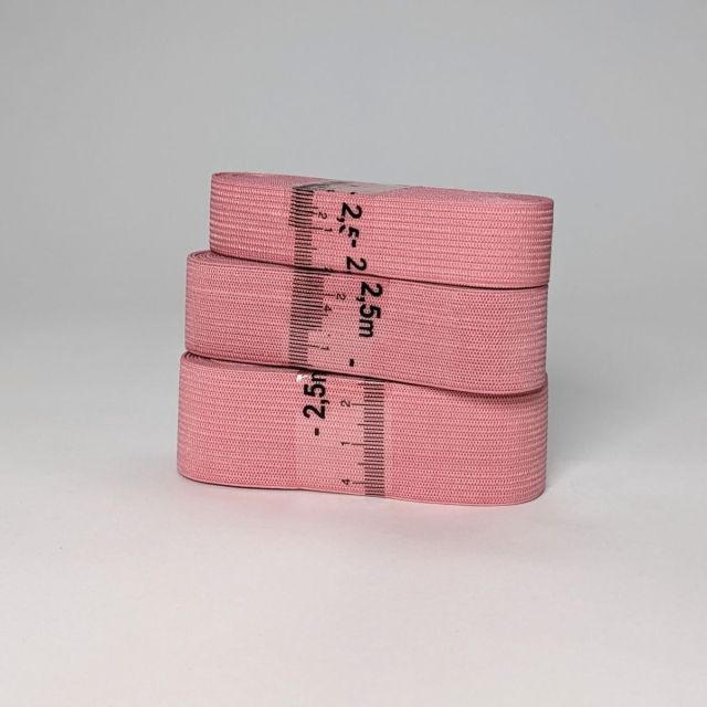 Braided Vintage Rose Elastic - 2.5m Pre-cut - Various Sizes