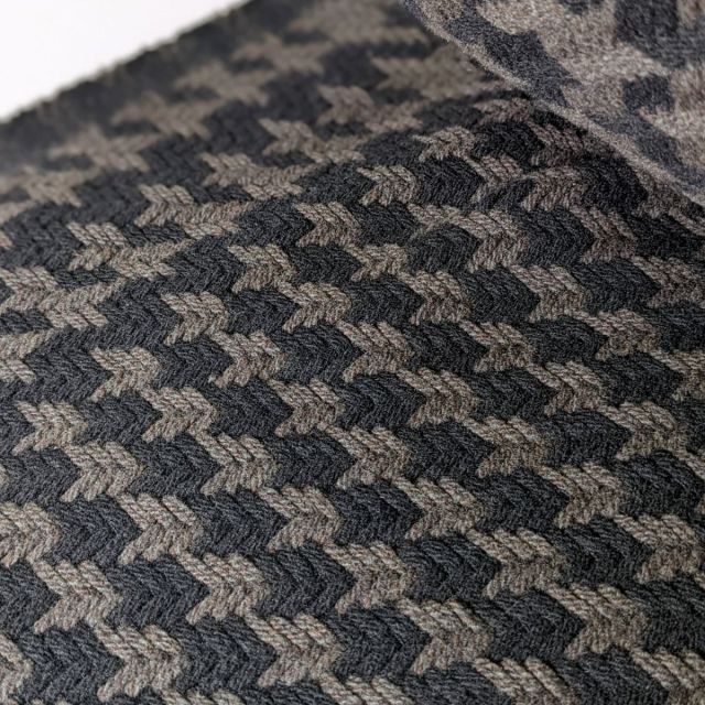 Wool Coating - Made in Portugal - Houndstooth