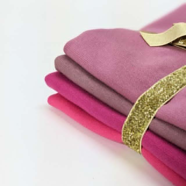 Limited Edition -  Ribbing Bundle in Pink -  (4 x 50cm)