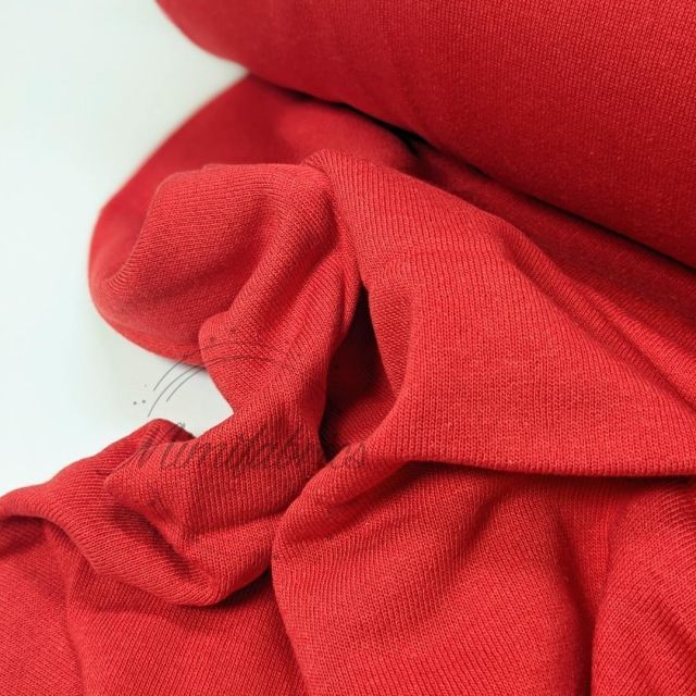 "Cloud Fleece" - Bamboo Cotton Blend - Lava Red (Col. 35)