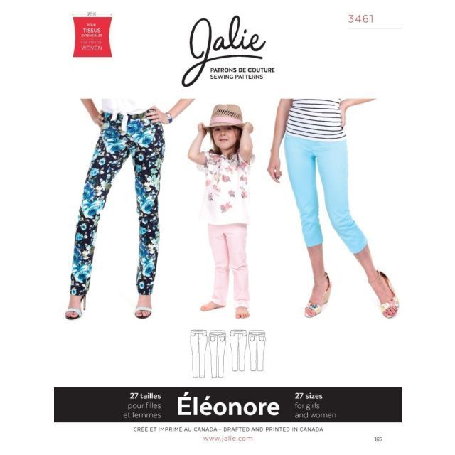 ÉLÉONORE Pull-On Jeans by Jalie #3461