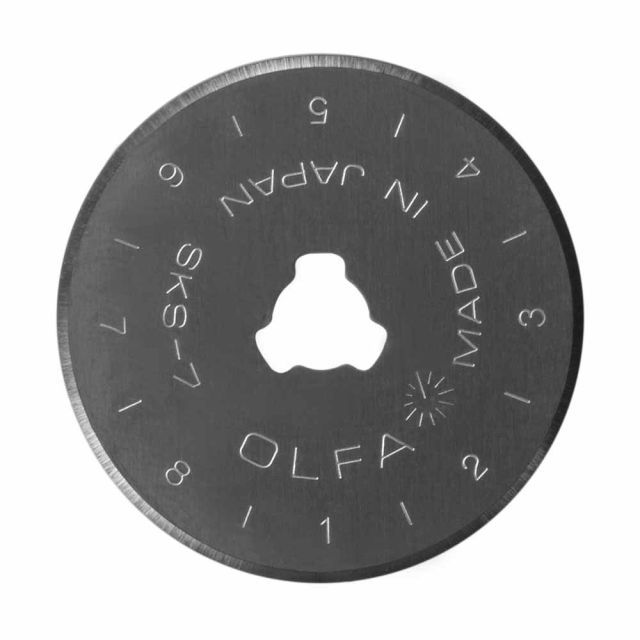 OLFA RB28-5 - 28mm Tungsten Tool Steel Rotary Blades - 2 pack