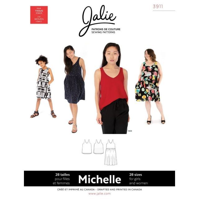 MICHELLE Tanks and Dress by Jalie #3911